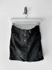 GALLIANO BY JOHN GALLIANO - F/W 2008 MINI LEATHER SKIRT WITH LOGO STUDS