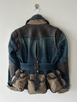 DSQUARED2 - F/W 2004 WRAP AROUND POCKETS FITTED DENIM JACKET