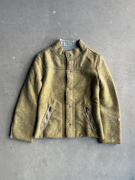 DIESEL - 2000s STRAIGHT FIT WOOL JACKET