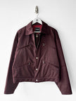 VERSACE JEANS by GIANNI VERSACE - 1990s LAYERED FRONT STRUCTURED JACKET