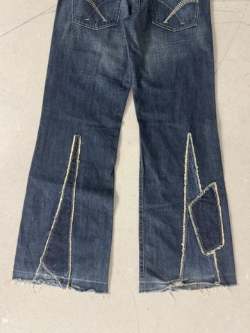 2000s LOW RISE FLARED JEANS