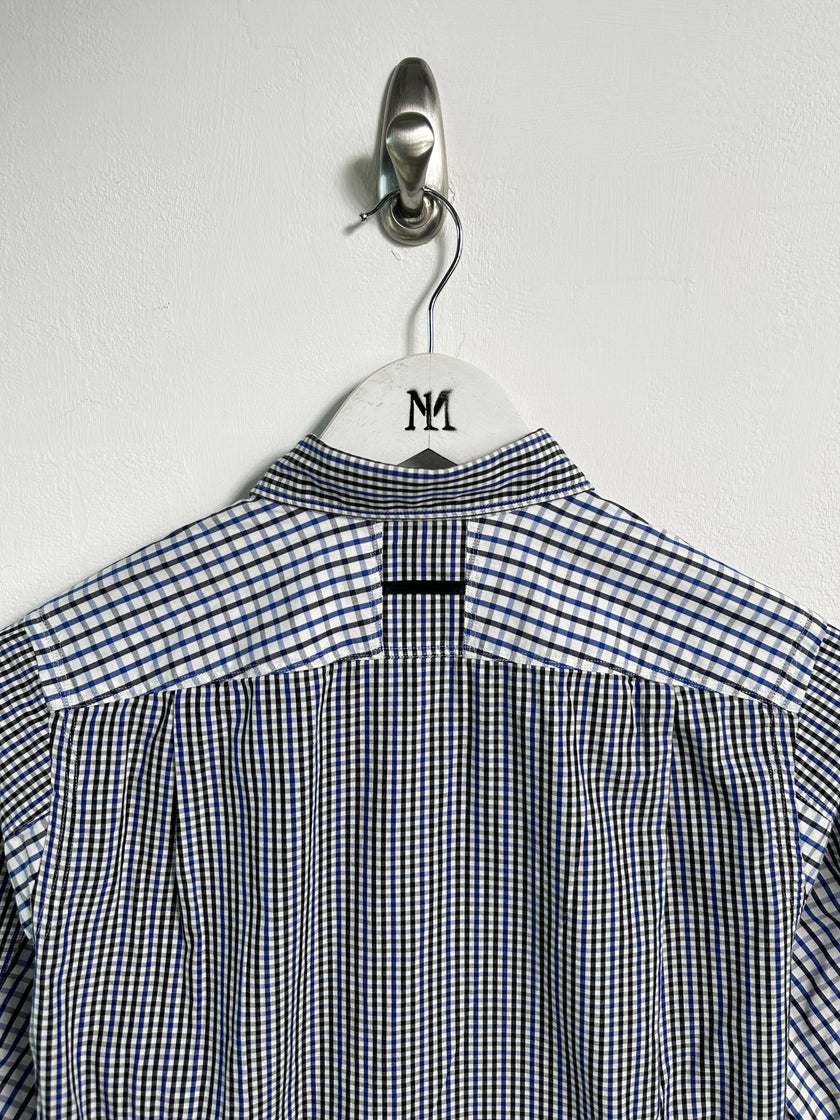 JUNYA WATANABE COMME DES GARÇONS - S/S 2010 GINGHAM CHECKS SHIRT WITH CURVED SLEEVE