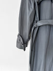 YVES SAINT LAURENT - 1980s LONG TRENCH COAT