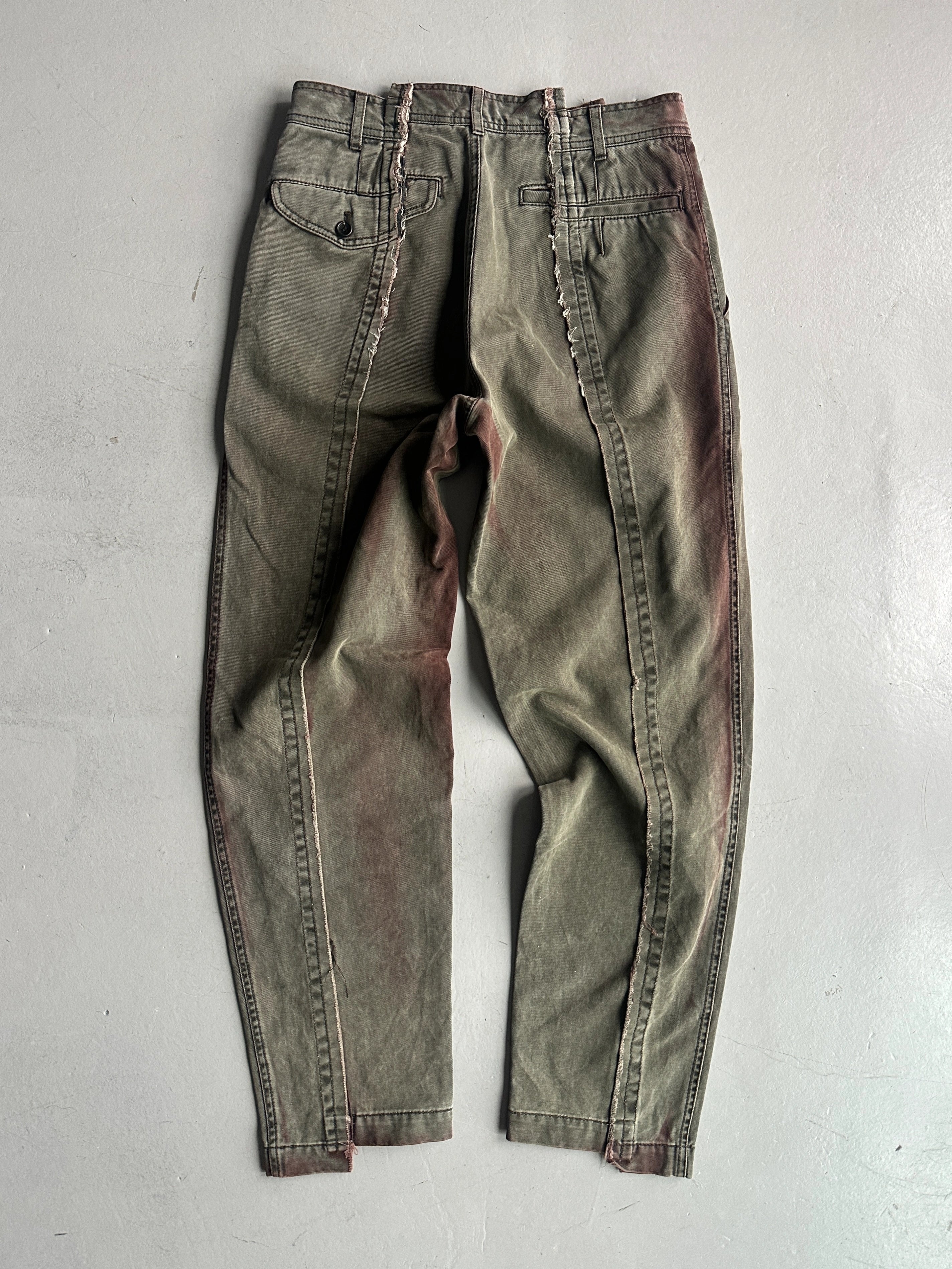 COMME DES GARÇONS SHIRT - A/W 2016 DECONSTRUCTED TROUSERS