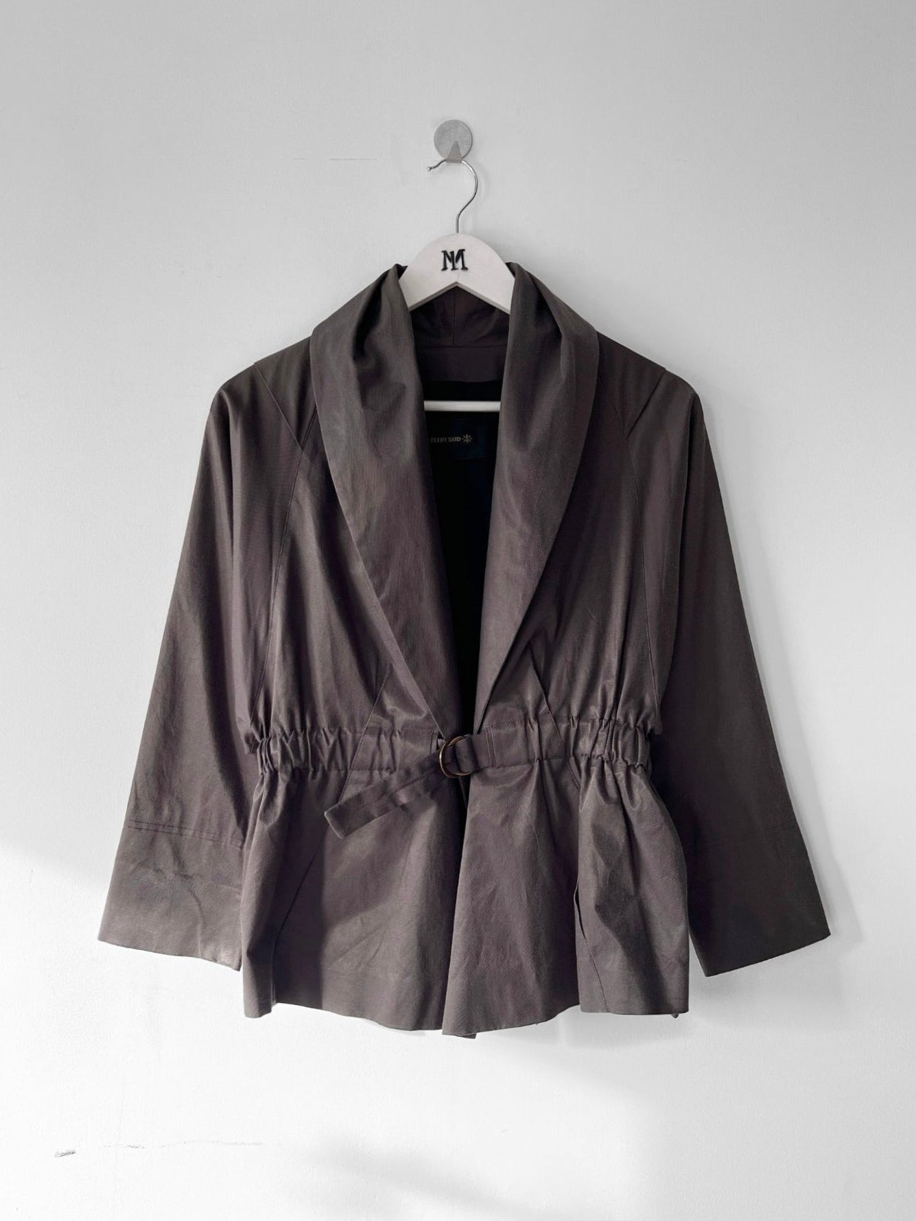 PLEIN SUD - 1990s EXAGGERATED SHAWL COLLAR JACKET