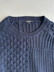 NEIL BARRETT - 2000s BOXY FIT DECONSTRUCTED CHUNKY KNIT JUMPER