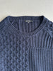 NEIL BARRETT - 2000s BOXY FIT DECONSTRUCTED CHUNKY KNIT JUMPER