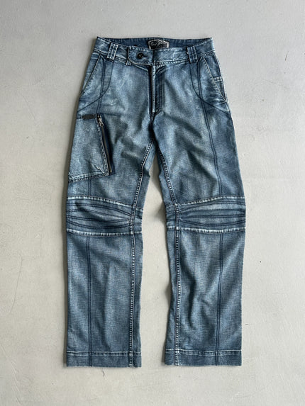 2000s WIDE LEG CARGO JEANS