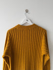 ISSEY MIYAKE - 1970s CHUNKY KNIT CREW NECK DRESS
