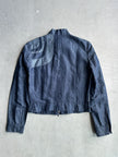 KENZO - 1980s DENIM LOOK ZIPPED JACKET