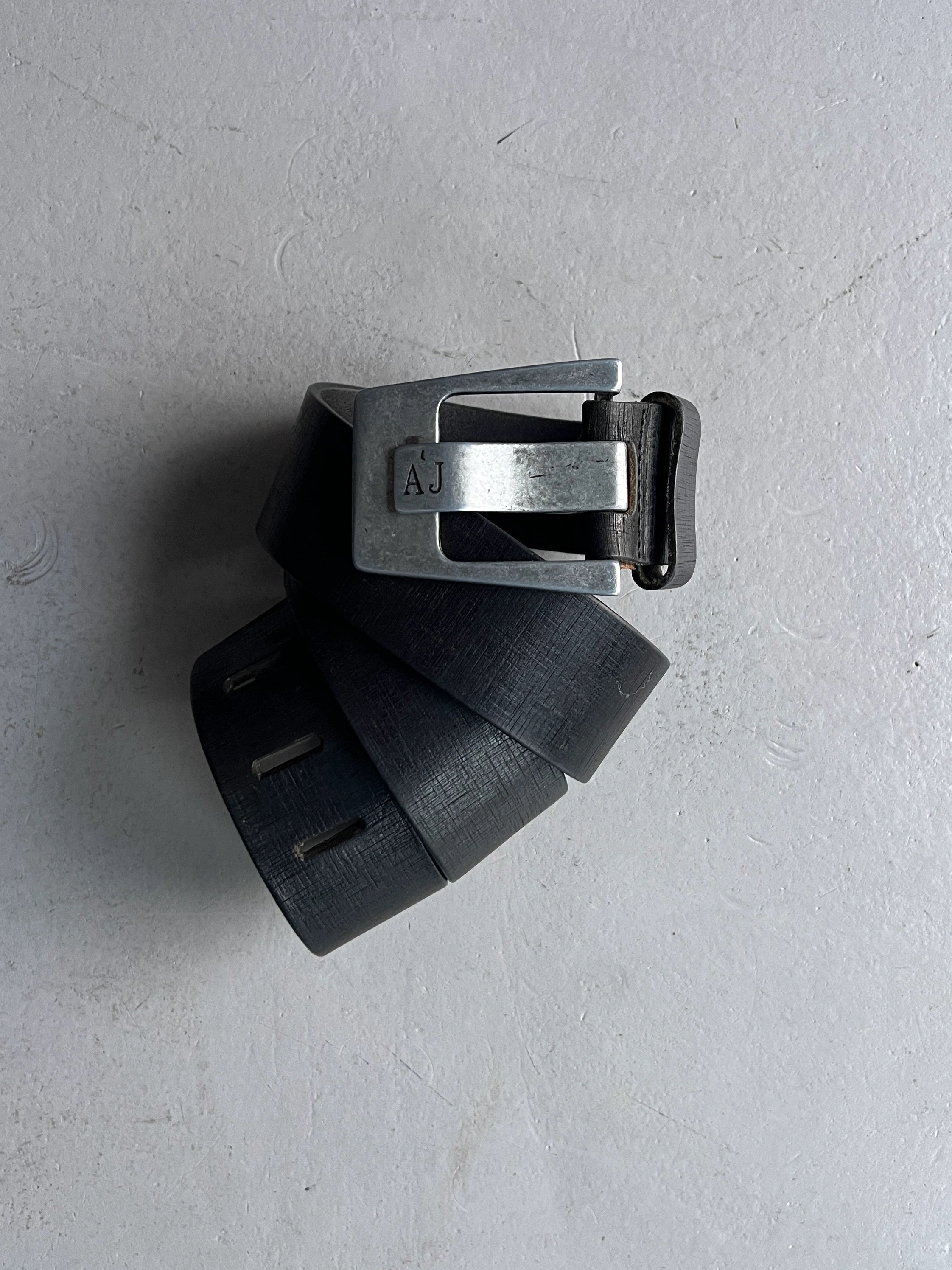 ARMANI JEANS - 2000s LEATHER BELT