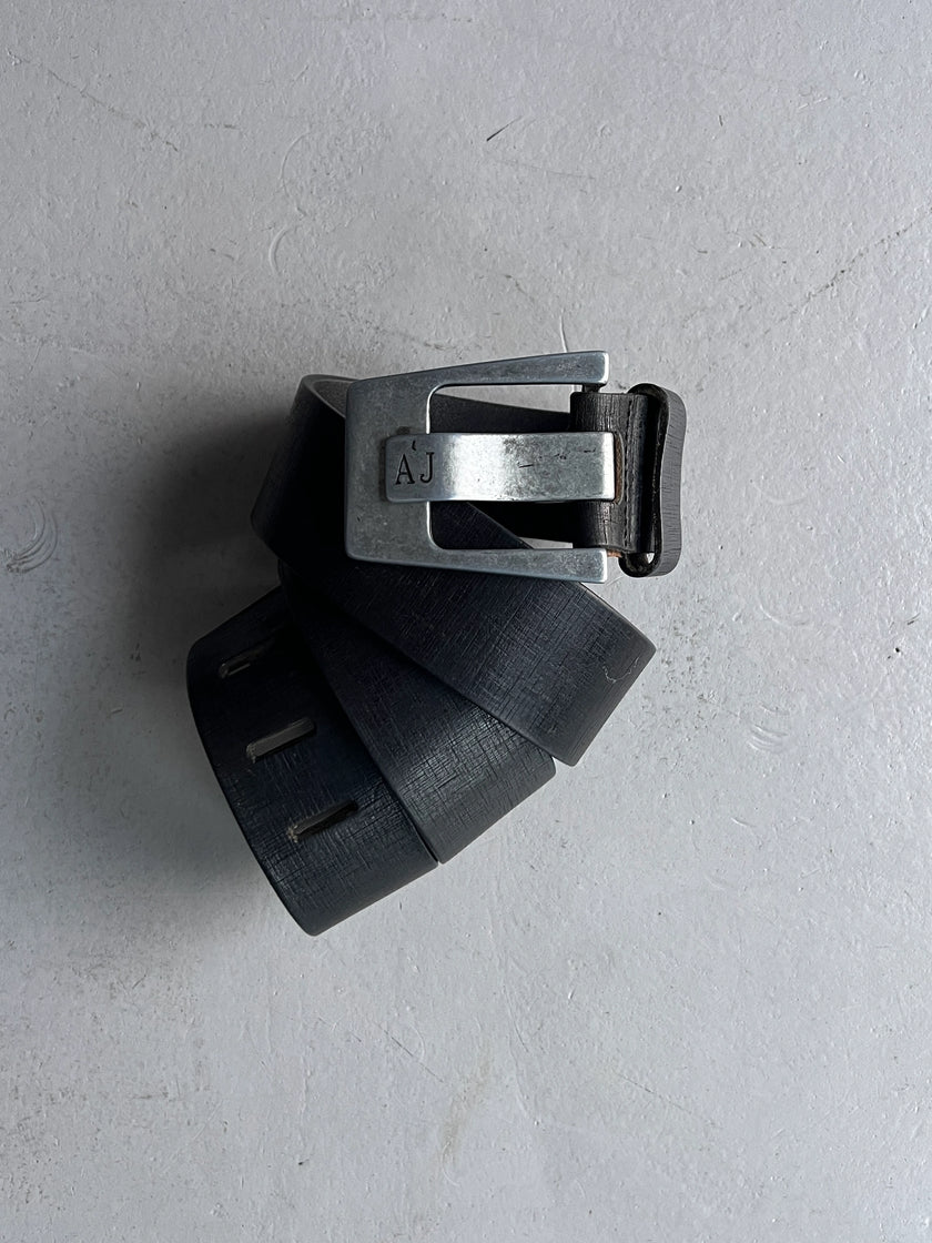 ARMANI JEANS - 2000s LEATHER BELT
