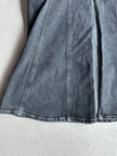 1990s LOW WAIST MAXI DENIM SKIRT