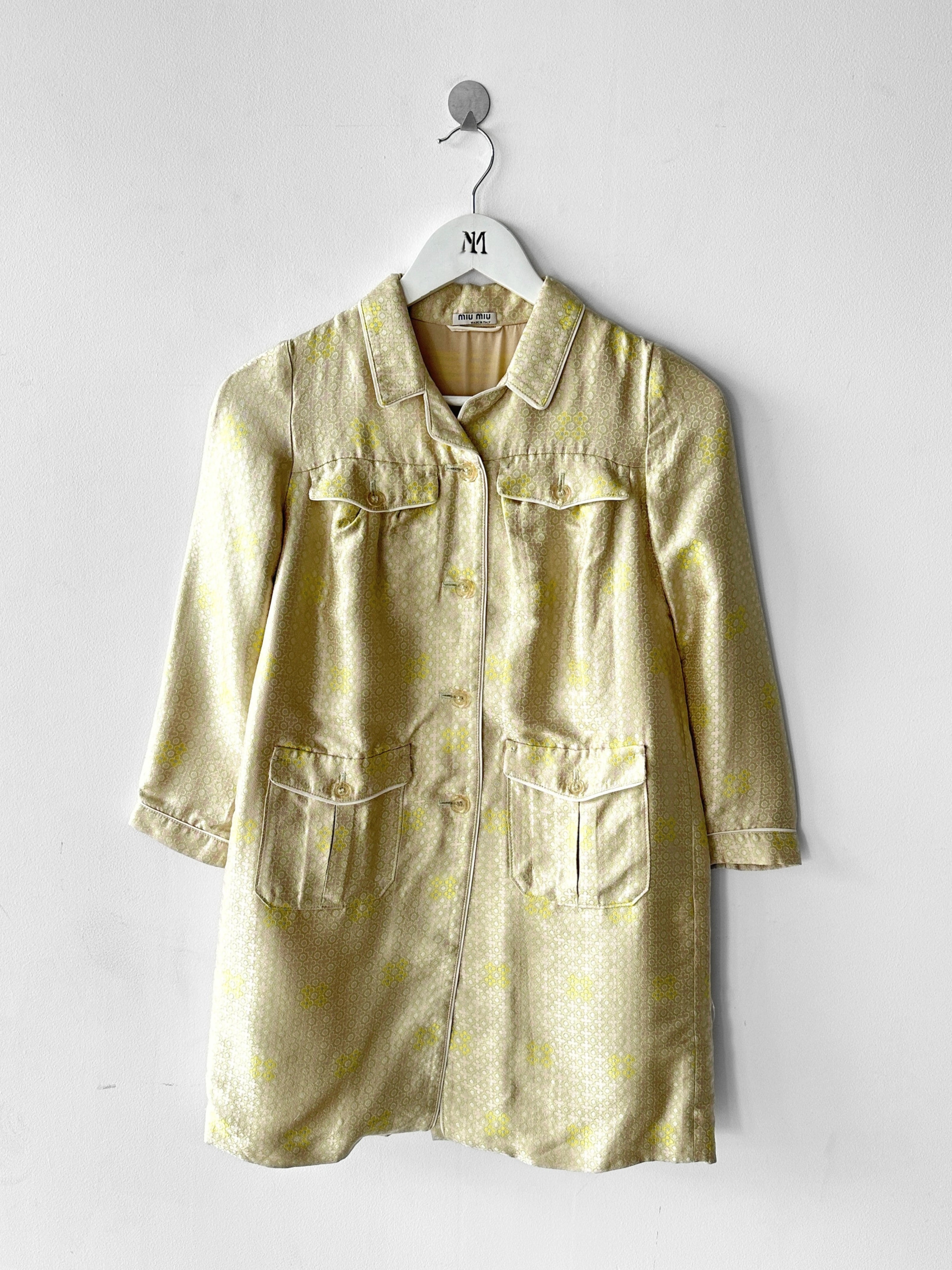 MIU MIU - RESORT 2008 FLORAL JACQUARD JACKET