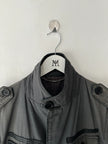 BIKKEMBERGS - S/S 2008 JACKET WITH LEATHER PANELS