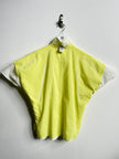 ISSEY MIYAKE - S/S 2014 LAYERED BLOUSE WITH CONTRASTING YELLOW INNERN LAYER
