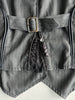 JEAN PAUL GAULTIER JEANS - 2000s PINSTRIPED WAISTCOAT WITH MESH DETAILS