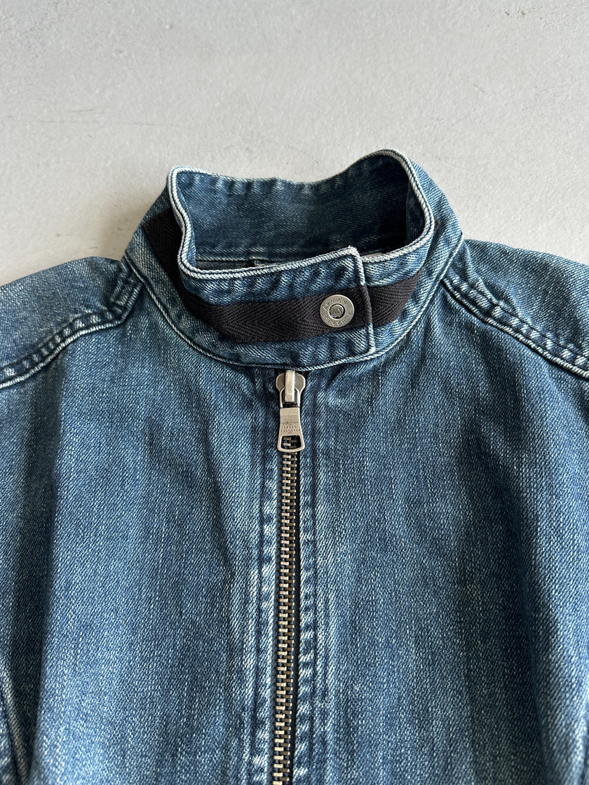 ARMANI EXCHANGE - 2000s BELTED DENIM JACKET