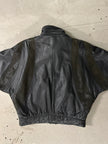 1980s LEATHER BOMBER JACKET