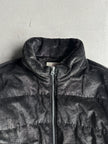 ARMANI JEANS - 2000s CROP FIT GLITTER PUFFER  BOMBER JACKET