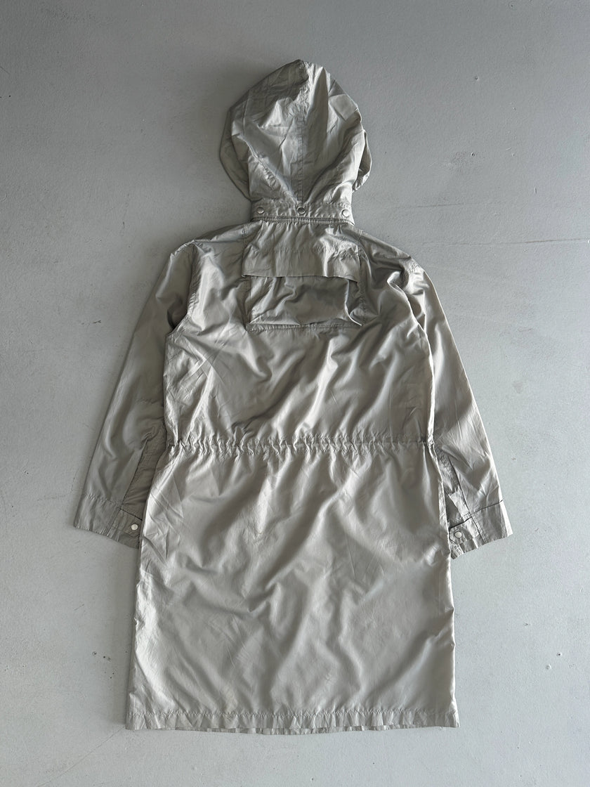 ISSEY MIYAKE WINDCOAT - 1980s FOLDABLE LONG WINDBREAKER JACKET