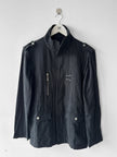 SEMANTIC DESIGN - 2000s 2 IN 1 PINSTRIPED JACKET GILET