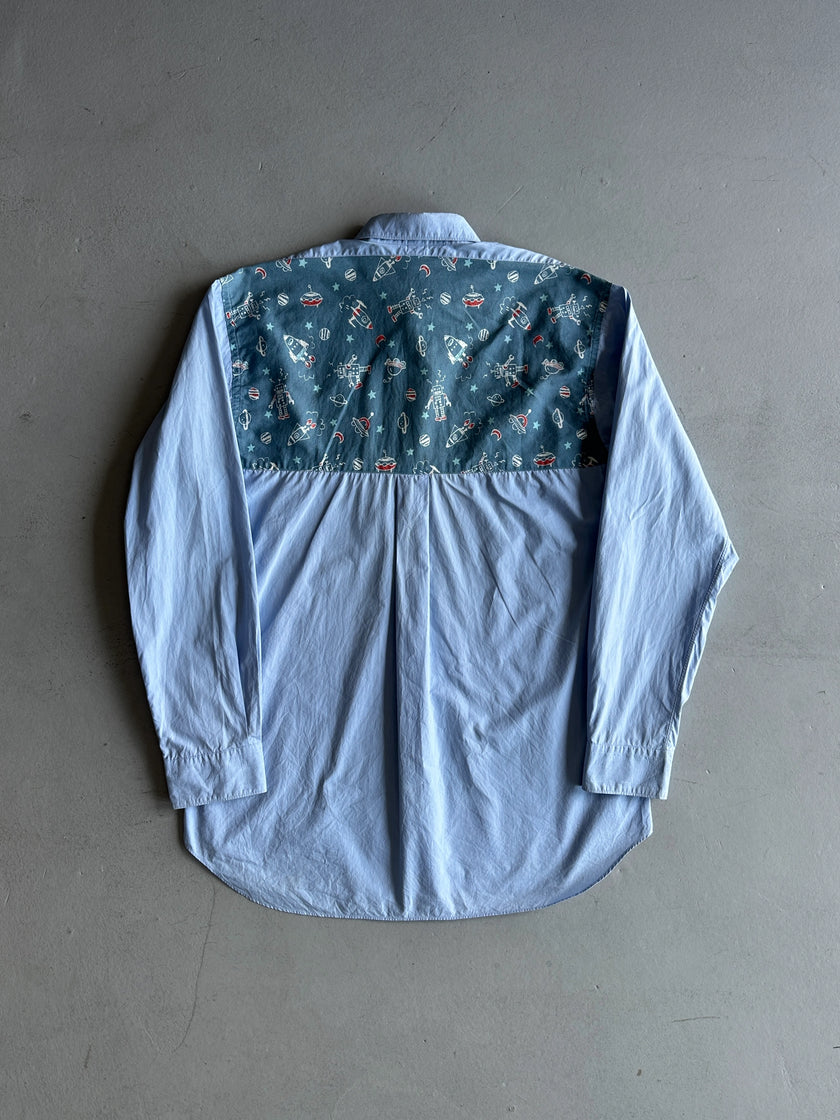 COMME DES GARÇONS - 2000s SPACESHIP YOKE LONG SLEEVE SHIRT
