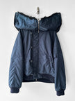 VERSACE - F/W 2003 NYLON BOMBER JACKET WITH OVERSIZED HOOD