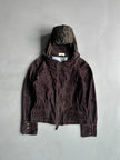 ALVIERO MARTINI 1° CLASSE - 2000s CROP FIT CORDUROY JACKET