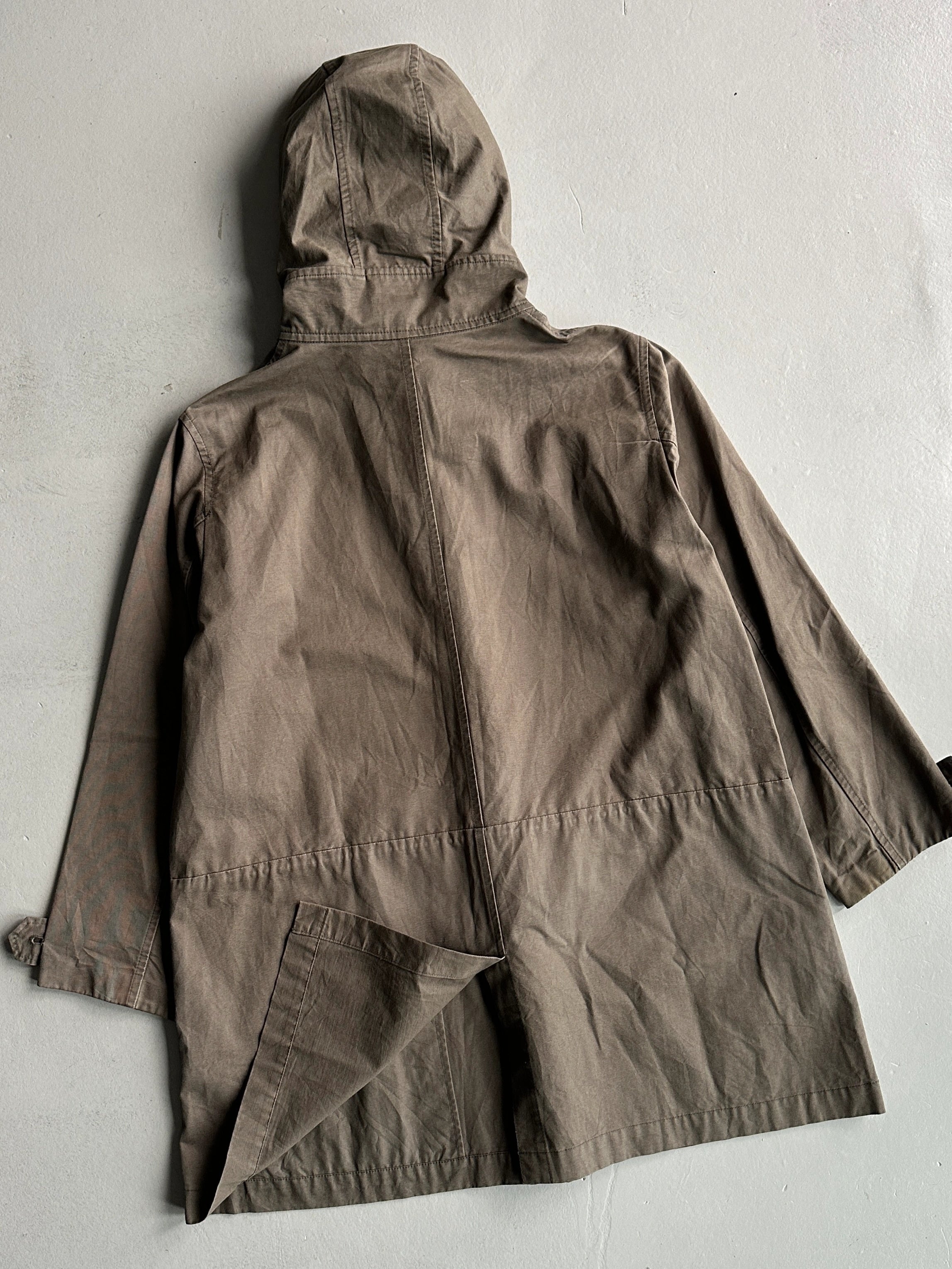 PLANTATION ISSEY MIYAKE -  1990s HOODED TRENCH COAT