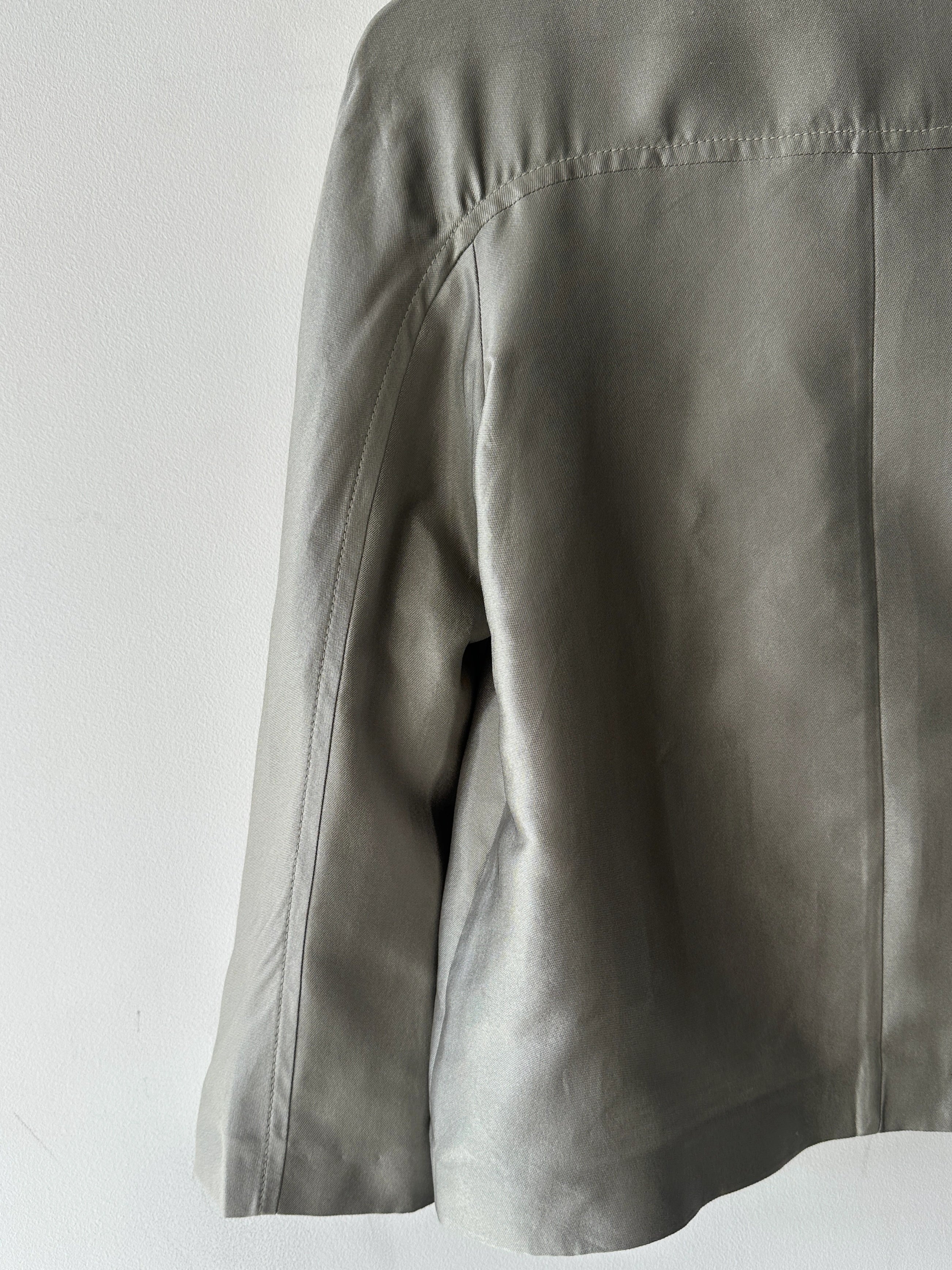 CIVIDINI - S/S 2008 METALLIC FINISH SILK JACKET