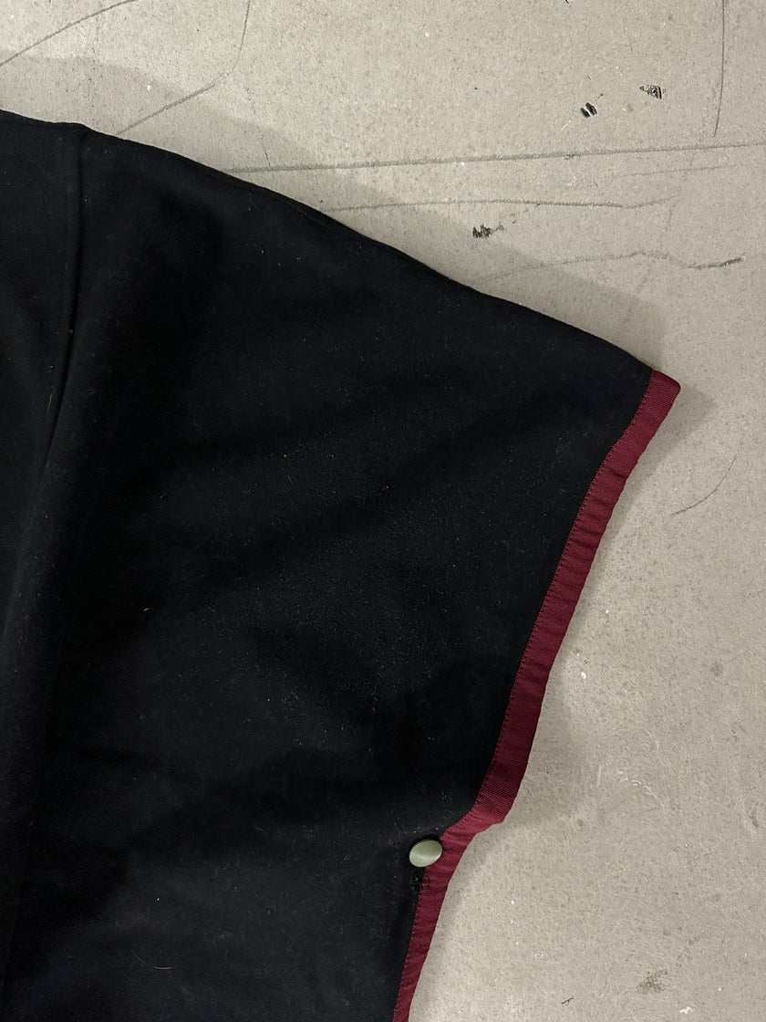 1990s WOOL CREW NECK CAPE