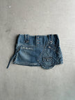 DIESEL - 2004 MINI MICRO DENIM CARGO SKIRT