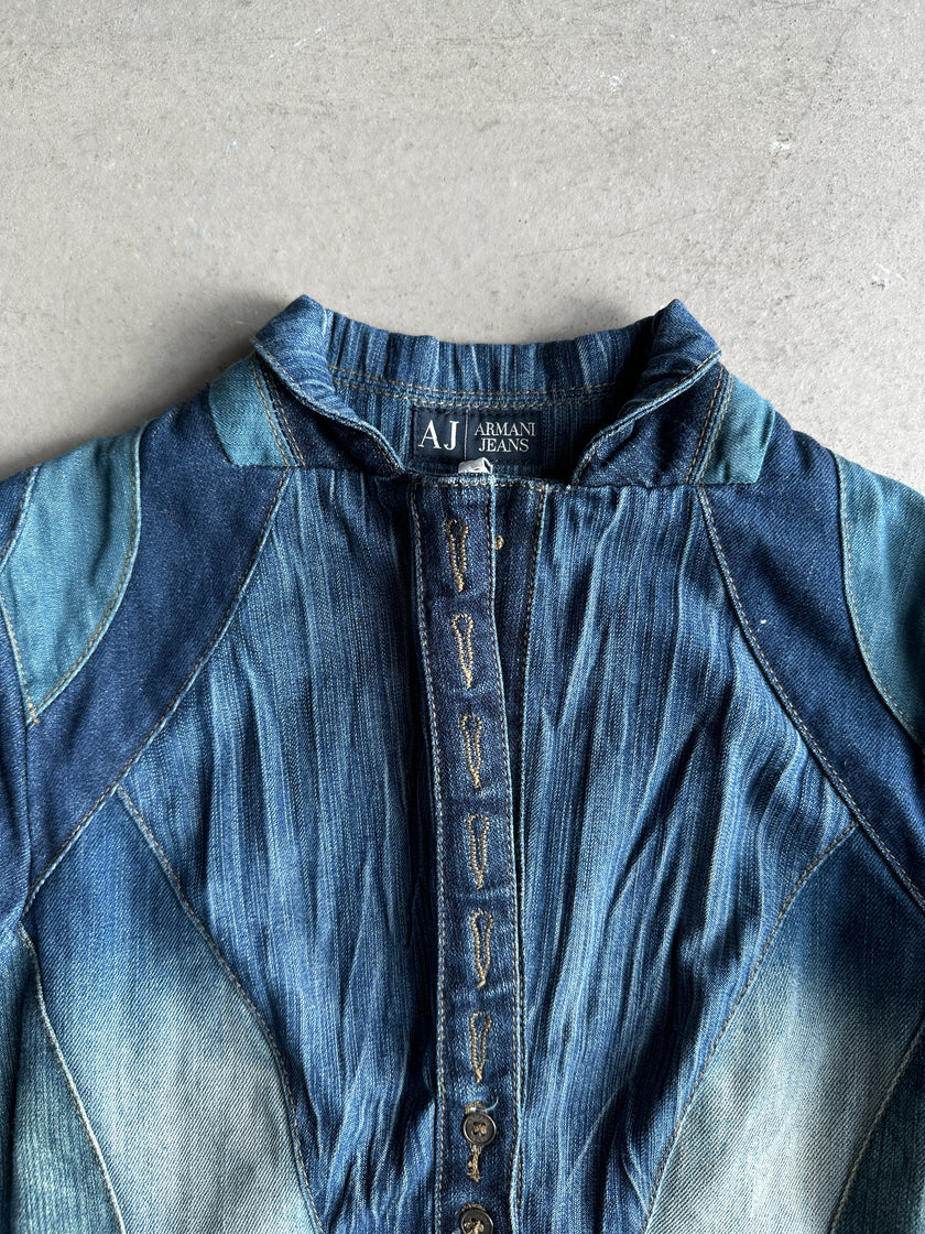 ARMANI JEANS - 2000s INDIGO SERIES 006 DENIM JACKET