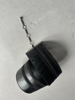 DIRK BIKKEMBERGS - S/S 1998 WIDE LEATHER BELT WITH METAL CHARM DETAIL