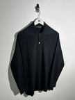 YOHJI YAMAMOTO Y's - 1980s OVERSIZED SQUARE COLLAR LONG SLEEVE TOP