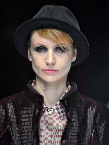 GIORGIO ARMANI - F/W 2017 TWO TONE FELT HAT