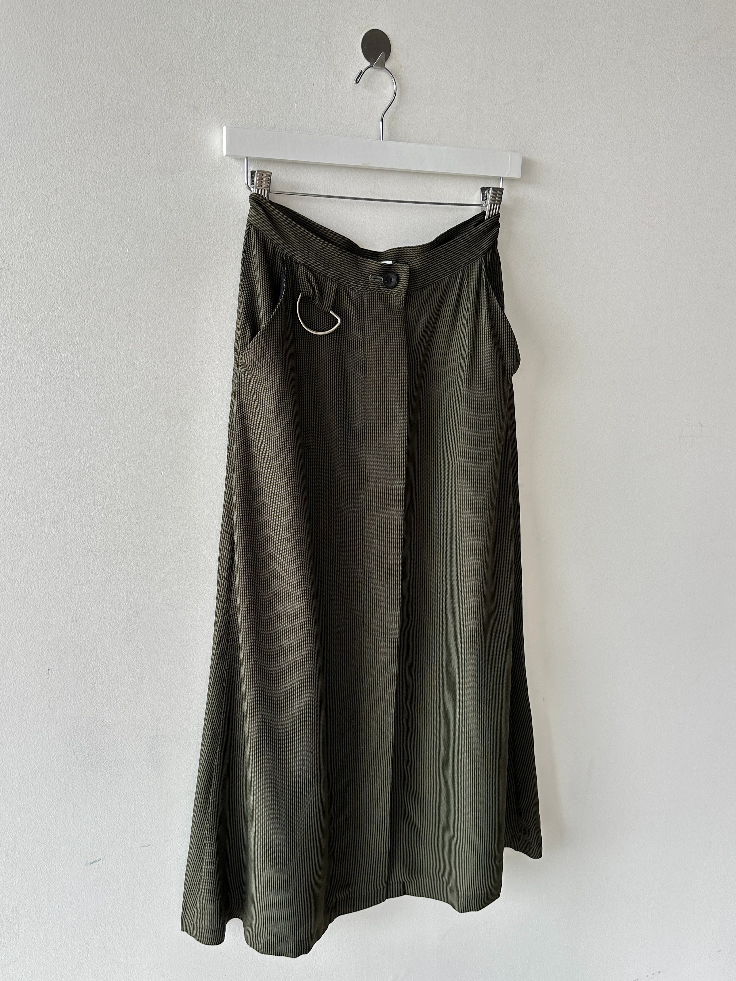 JAPANESE LABEL 2000s MAXI SKIRT WITH SIDE POCKETS