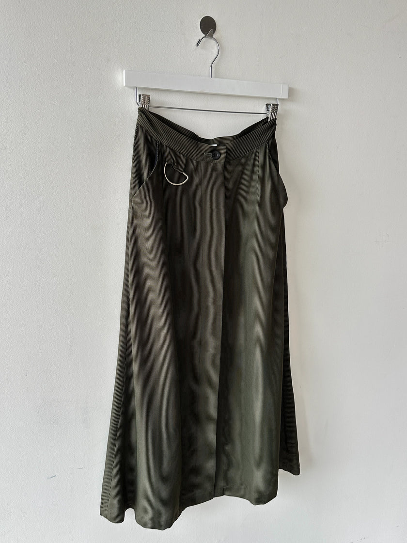 JAPANESE LABEL 2000s MAXI SKIRT WITH SIDE POCKETS