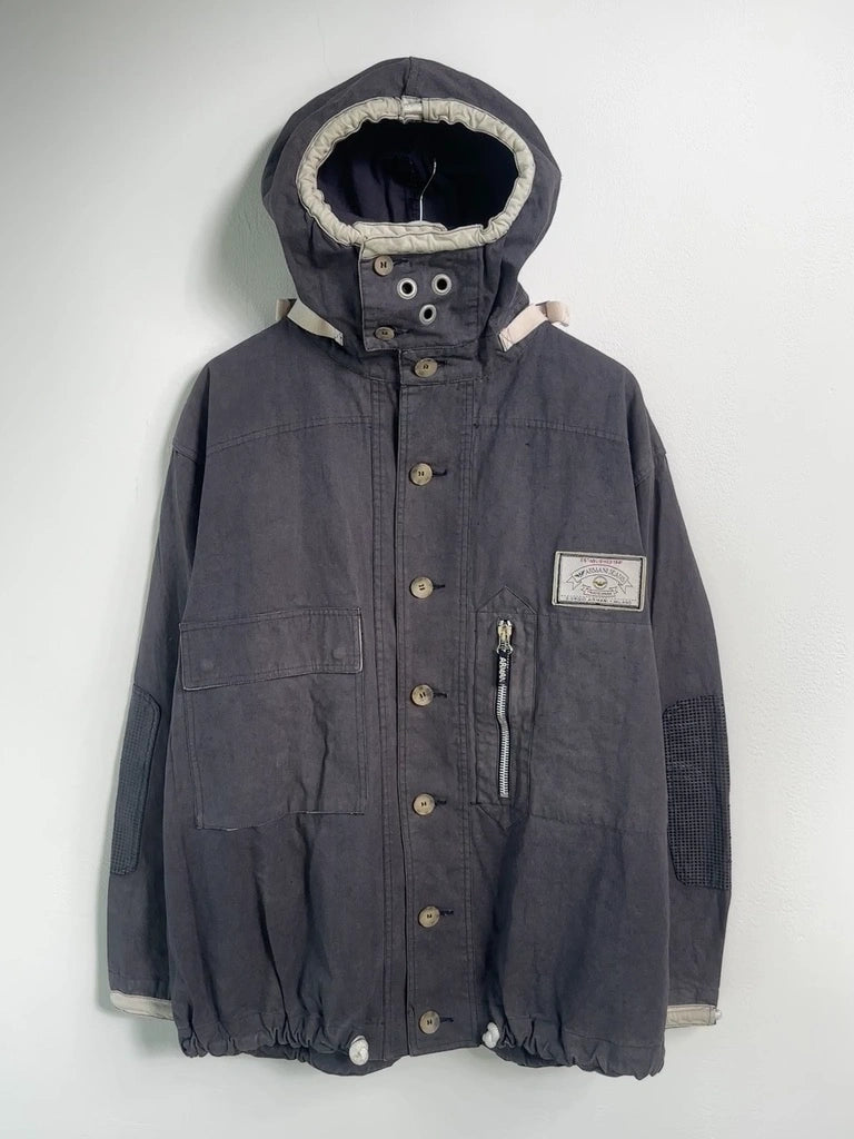 ARMANI JEANS - 1990s GUNNER SMOCK COTTON JACKET