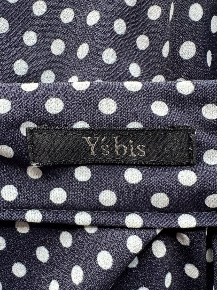 YOHJI YAMAMOTO Y's bis -  S/S 1996 POLKA DOTS FLARED MIDI SKIRT