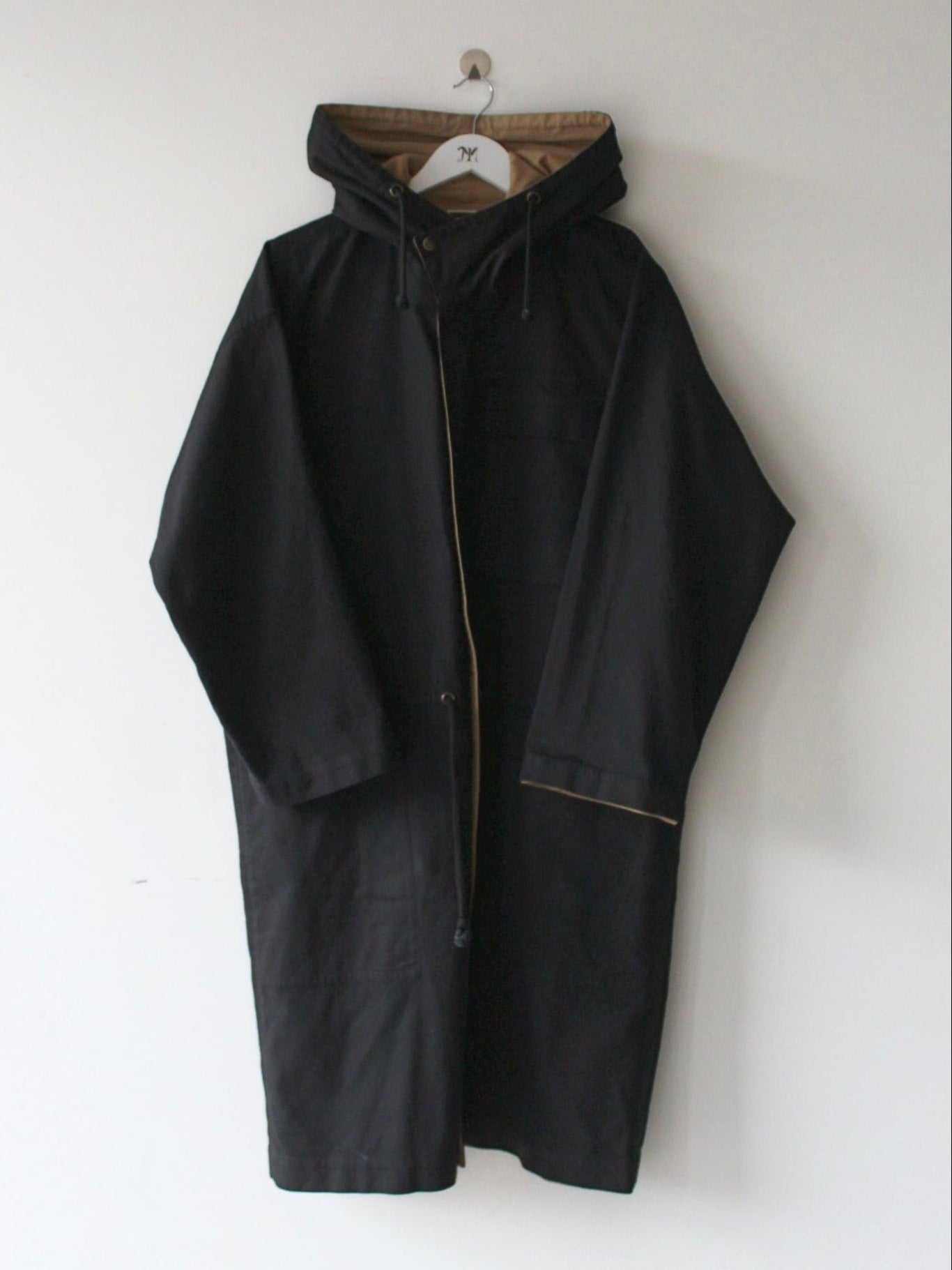 ISSEY MIYAKE - late 1970s REVERSIBLE HOODED PARKA COAT