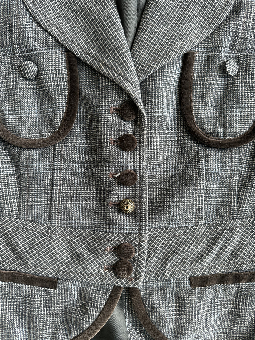 STEFANEL- STRAIGHT FIT BLAZER