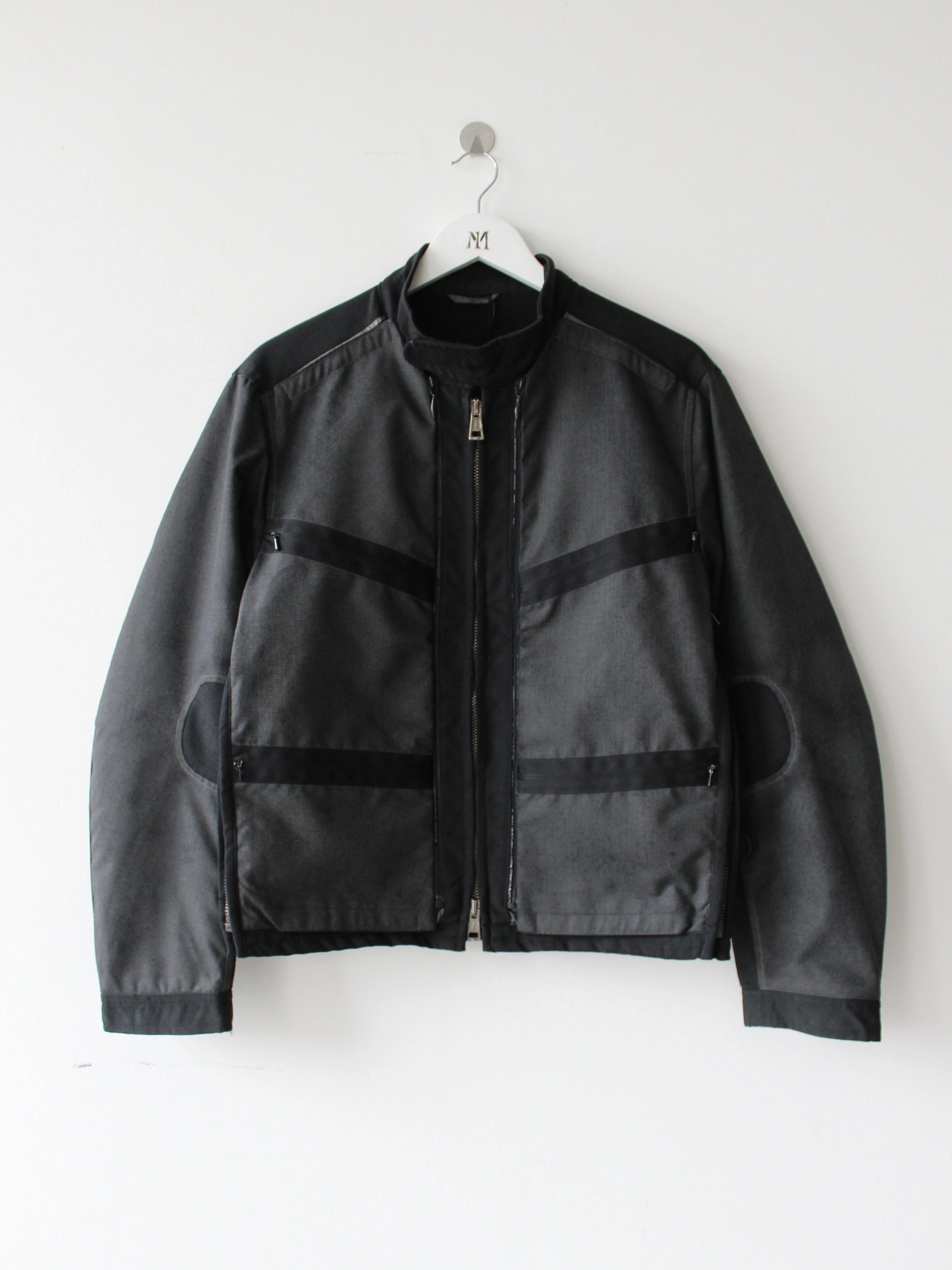 MARITHÉ + FRANÇOIS GIRBAUD SPQRCITY F/W 1999 TECH PARACHUTE REFLECTIVE JACKET
