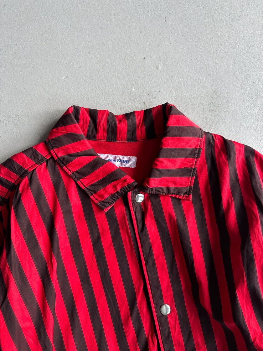 COMME DES GARÇONS - S/S 2012 ASYMMETRICAL STRIPED SHIRT JACKET