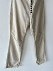 KAPITAL - 1990s LOW CROTCH  TROUSERS WITH WOVEN WAIST PANEL