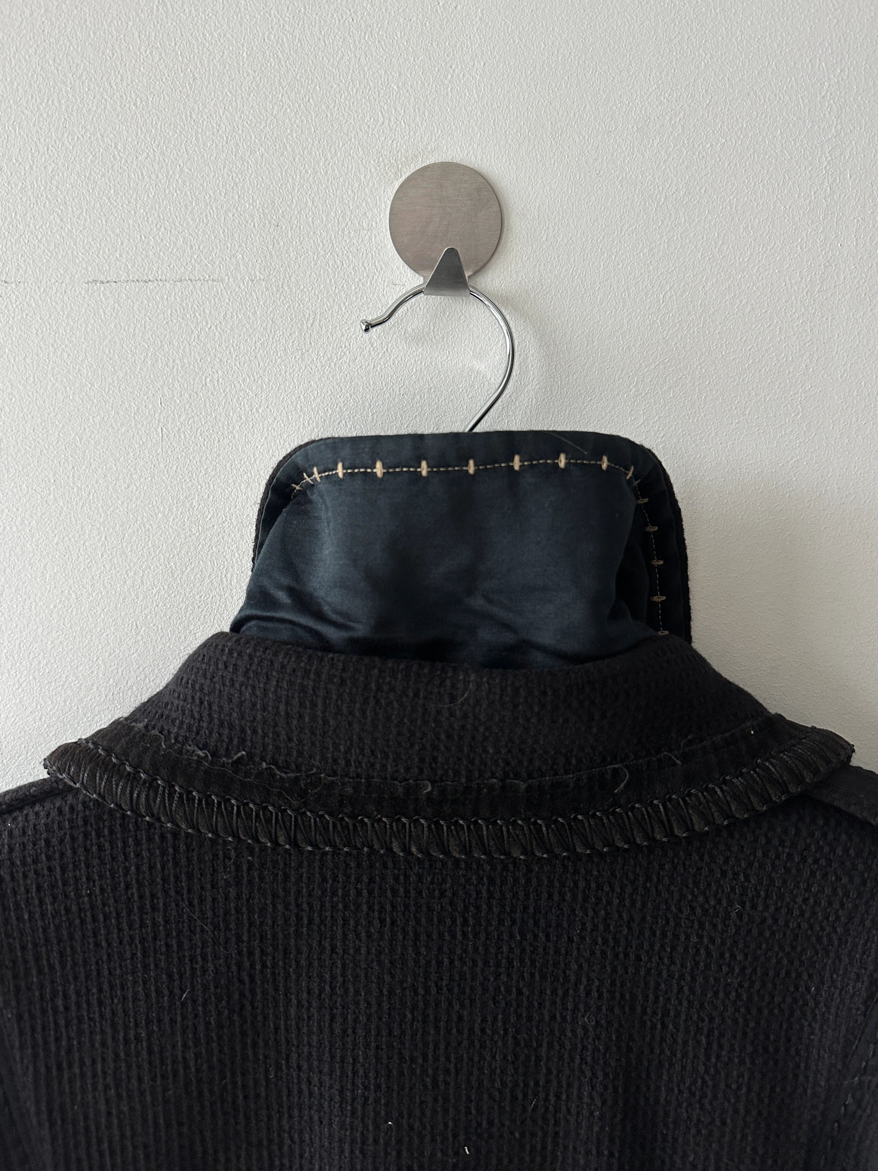 MARITHÉ + FRANÇOIS GIRBAUD - F/W 2006 DOUBLE BREASTED TEXTURED WOOL JACKET