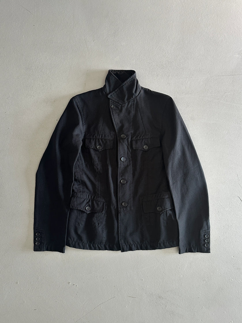 COMME DES GARÇONS BLACK - S/S 2011 MULTI POCKET STRAIGHT FIT JACKET