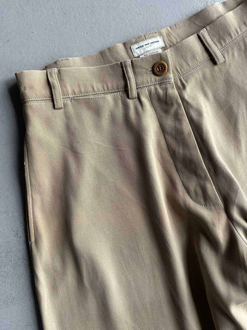 DRIES VAN NOTEN - 2000s RELAXED FIT PLUS FOUR TROUSERS