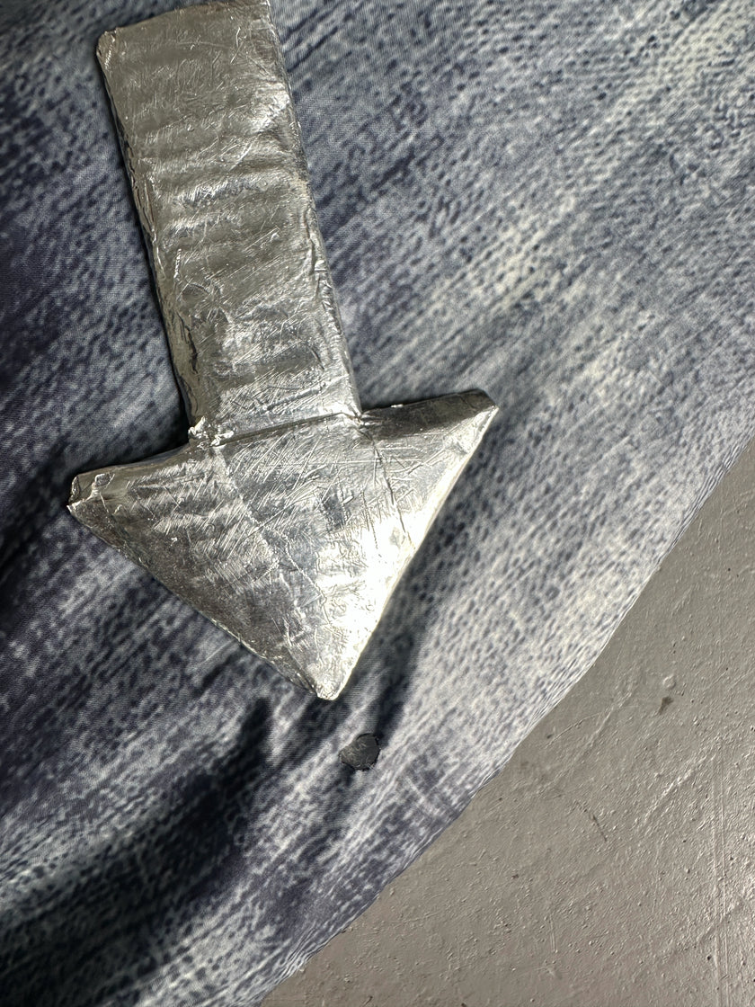 DIESEL - 2000s TROMPE L'OEIL DENIM PRINT PUFFER JACKET